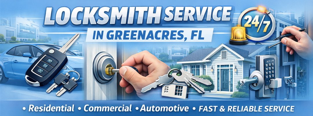 Tom Locksmith Greenacres - Professional 24 Hour Locksmith Service in Greenacres FL